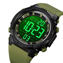 Годинники наручні 1845AG SKMEI, ARMY GREEN, фото 3