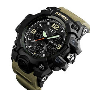 Годинники наручні 1155BKH SKMEI, KHAKI, фото 2