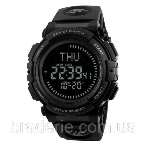 Годинники наручні 1290BK SKMEI, BLACK, Compass