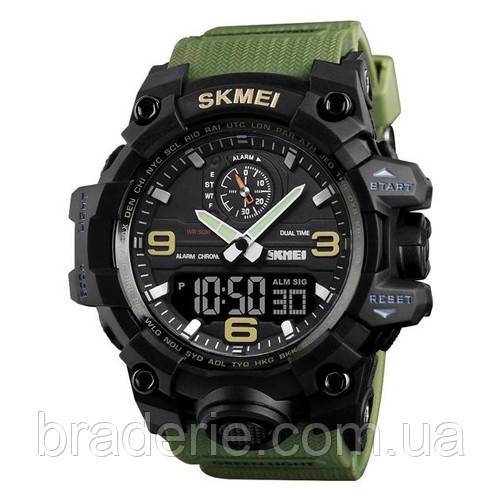 Годинники наручні 1586AG SKMEI, ARMY GREEN