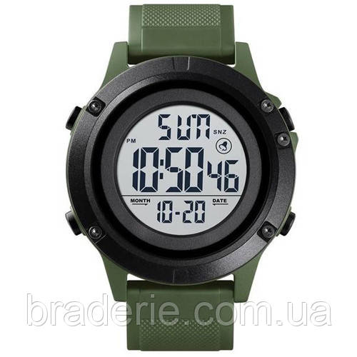 Годинники наручні 1508AGWT SKMEI, ARMY GREEN-WHITE