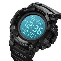 Годинники наручні 1968BKBK SKMEI, BLACK-BLACK, фото 4