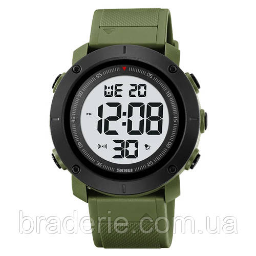 Годинники наручні 2122AGWT SKMEI, ARMY GREEN-WHITE
