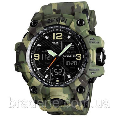 Годинники наручні 1155BCMGN SKMEI, GREEN CAMO
