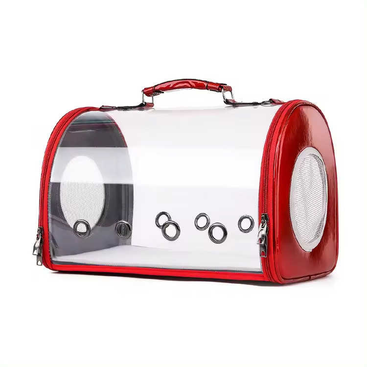 Сумка-переноска для кішок і собак гризунів 33х24х26 CosmoPet CP-26 Red (S)