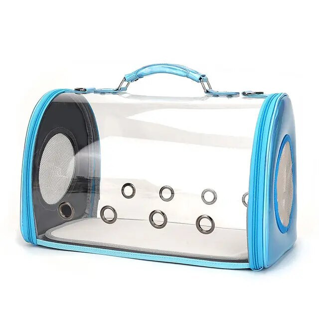 Сумка-переноска для кішок і собак гризунів 42х25х28 CosmoPet CP-26 Blue (L)