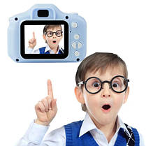 Дитячий фотоапарат ET004, blue, фото 3