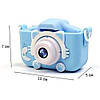 Дитячий фотоапарат ET015 Cat, blue, фото 2