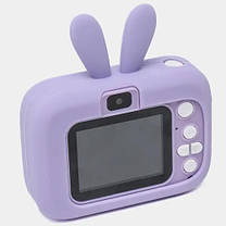 Дитячий фотоапарат X900 Rabbit, purple, фото 3