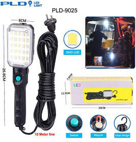 Ліхтар переносний WORKING PLD-9025-25SMD, 220V, кабель 10м, магніт, гак