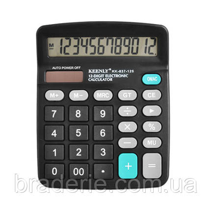 Калькулятор Keenly KK-837-12S, фото 1