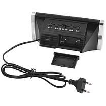 Годинник мережевий VST-730-2 зелений, 220V, фото 4