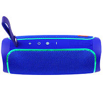 Bluetooth-колонка TG287, lightshow party, speakerphone, радио, blue, фото 3
