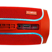 Bluetooth-колонка TG287, lightshow party, speakerphone, радио, red, фото 4