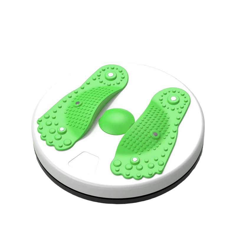 Домашний тренажер диск здоровья Twisted Disk для похудения с массажной поверхностью для ног Зеленый TDN - фото 3 - id-p2149654858