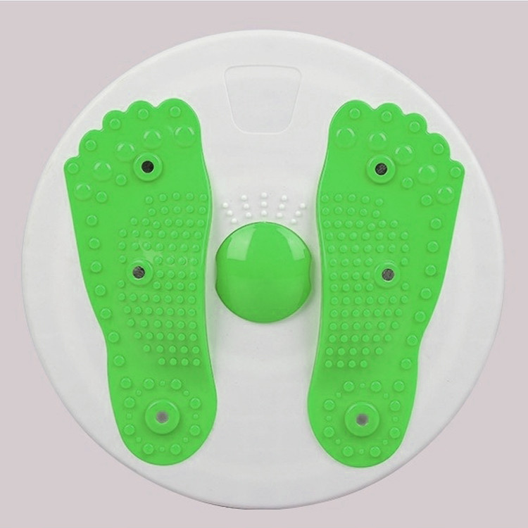 Домашний тренажер диск здоровья Twisted Disk для похудения с массажной поверхностью для ног Зеленый TDN - фото 6 - id-p2149654858