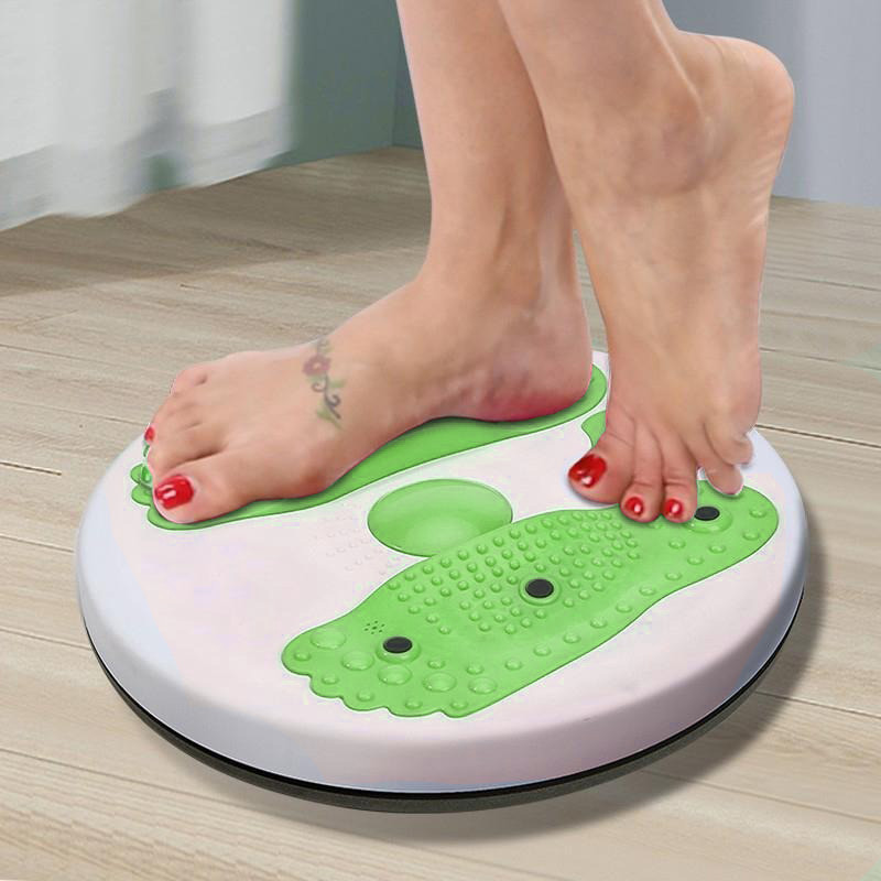 Домашний тренажер диск здоровья Twisted Disk для похудения с массажной поверхностью для ног Зеленый TDN - фото 9 - id-p2149654858