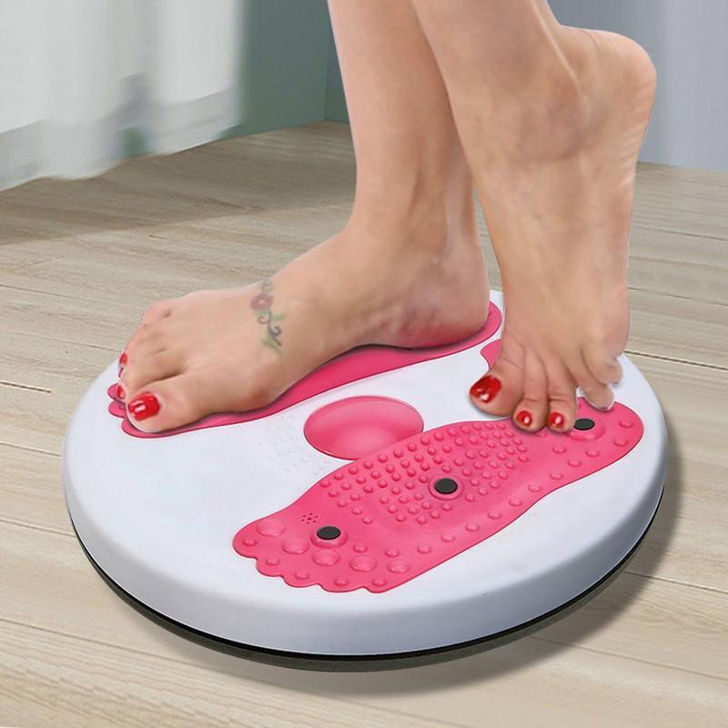 Домашний тренажер диск здоровья Twisted Disk для похудения с массажной поверхностью для ног Розовый TDN - фото 10 - id-p2149654859