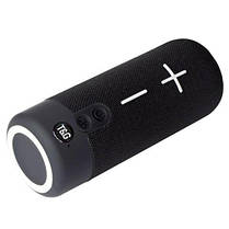 Bluetooth-колонка TG619C з RGB ПІДСВІЧУВАННЯМ, speakerphone, радіо, black, фото 3