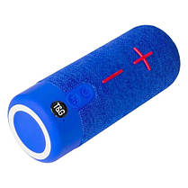 Bluetooth-колонка TG619C з RGB ПІДСВІЧУВАННЯМ, speakerphone, радіо, blue, фото 3