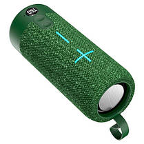 Bluetooth-колонка TG619C з RGB ПІДСВІЧУВАННЯМ, speakerphone, радіо, green, фото 2