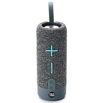 Bluetooth-колонка TG619C з RGB ПІДСВІЧУВАННЯМ, speakerphone, радіо, grey, фото 2