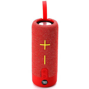 Bluetooth-колонка TG619C з RGB ПІДСВІЧУВАННЯМ, speakerphone, радіо, red, фото 2
