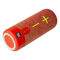 Bluetooth-колонка TG619C з RGB ПІДСВІЧУВАННЯМ, speakerphone, радіо, red, фото 3