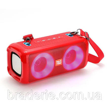 Bluetooth-колонка TG641, c функцією speakerphone, радіо, red, фото 1