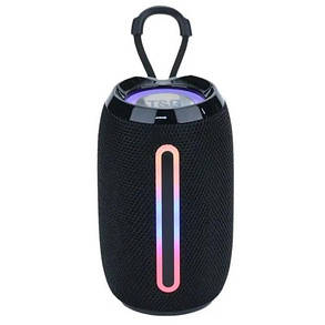 Bluetooth-колонка TG653 з RGB ПІДСВІЧУВАННЯМ, speakerphone, радіо, black, фото 1