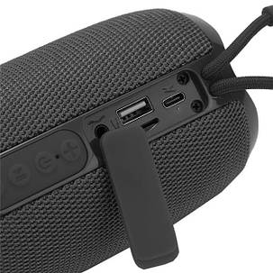 Bluetooth-колонка TG653 з RGB ПІДСВІЧУВАННЯМ, speakerphone, радіо, black, фото 2