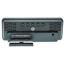 Годинник мережний VST-898-1, червоний, температура, USB, фото 2