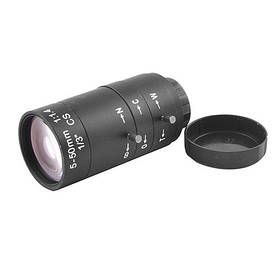 Варіофокальний об'єктив CCTV 1/3 PT05050  5mm-50mm F1.6 Manual Iris