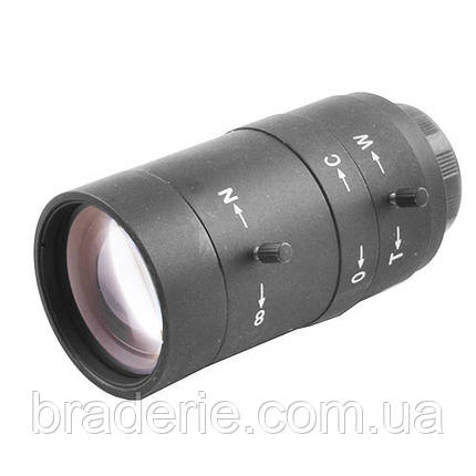 Варіофокальний об'єктив CCTV 1/3 PT06036   6mm-36mm F1.6 Manual Iris, фото 2