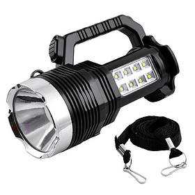 Ліхтар переносний Poliсe 6870-1LED + 8SMD, сонячна батарея, ЗУ 220V, вбудований акумулятор