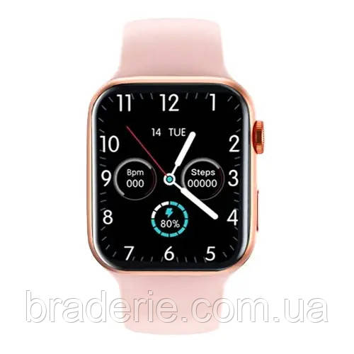 Smart Watch Series 6 Z32 PRO, 44mm Aluminium, 2 ремешка, pink/white