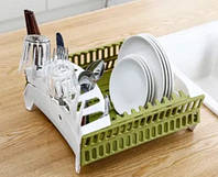 Сушилка для посуды Compact Dish Rack (пластиковая сушилка Размеры: 33,5 х 29 х 12 см