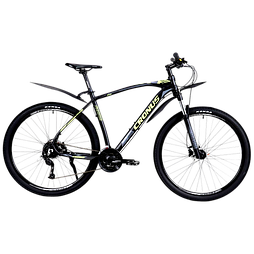 Велосипед Cronus 27,5" Fantom 19,5" чорно-салатовий, Чорний, 19,5", 172-180 см