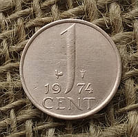 1 цент 1974 року. Нiдерланди