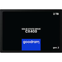 Накопитель SSD 2ТВ GoodRAM SSDPR-CX400-02T-G2 CX400 SATAIII 2.5" 3D NAND