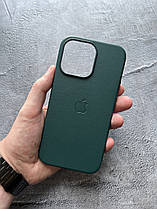 Чохол для Iphone 14 Leather Case PU MagSafe, чохол накладка на айфон TPU+штучна шкіра