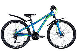 Підлітковий велосипед 26" Discovery Trek AM DD 13" синій, Синій, 13", 130-150 см