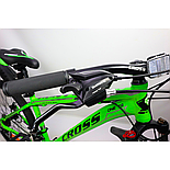 Підлітковий велосипед Cross Hunter 24" зелений, Зелений, 12,5", 125-145 см, фото 2