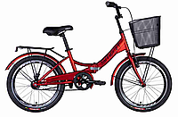 Сложный велосипед 20" Formula Smart 2024 красный, Красный