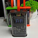 💚Повербанк PowerBank 10000mAh, портативний зарядний пристрій з LED індикатором, Power Delivery Чорний, фото 4