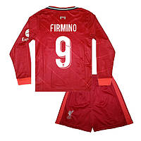 Детская футбольная форма FIRMINO 9 Ливерпуль 2021-2022 длинный рукав Nike Home 115-125 см (set3259_115478)