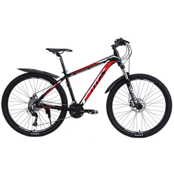 Велосипед Titan 27,5" Germes 20" чорно-червоний, Червоний, 20", 178-185 см