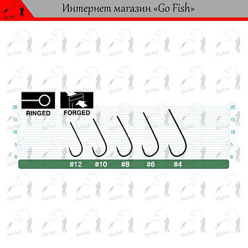 6 шт Гачки Owner Worm Bh-Round 56537 №6 Код/Артикул 48 4953873469367