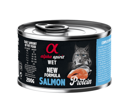 Вологий корм для котів Alpha Spirit (Альфа Спіріт) Salmon for Adult Cat з лососем 200 г