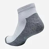 Набір жіночих шкарпеток коротких бавовняних Лана з сірою підошвою 36-40 6 пари Білий/Сірий, фото 3